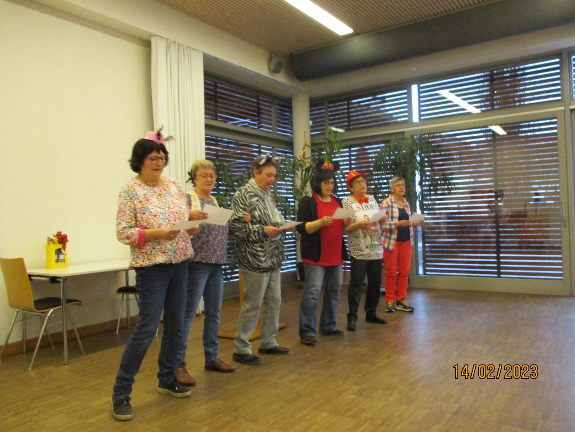 1. Fasching der Senioren nach der Corona Pause.