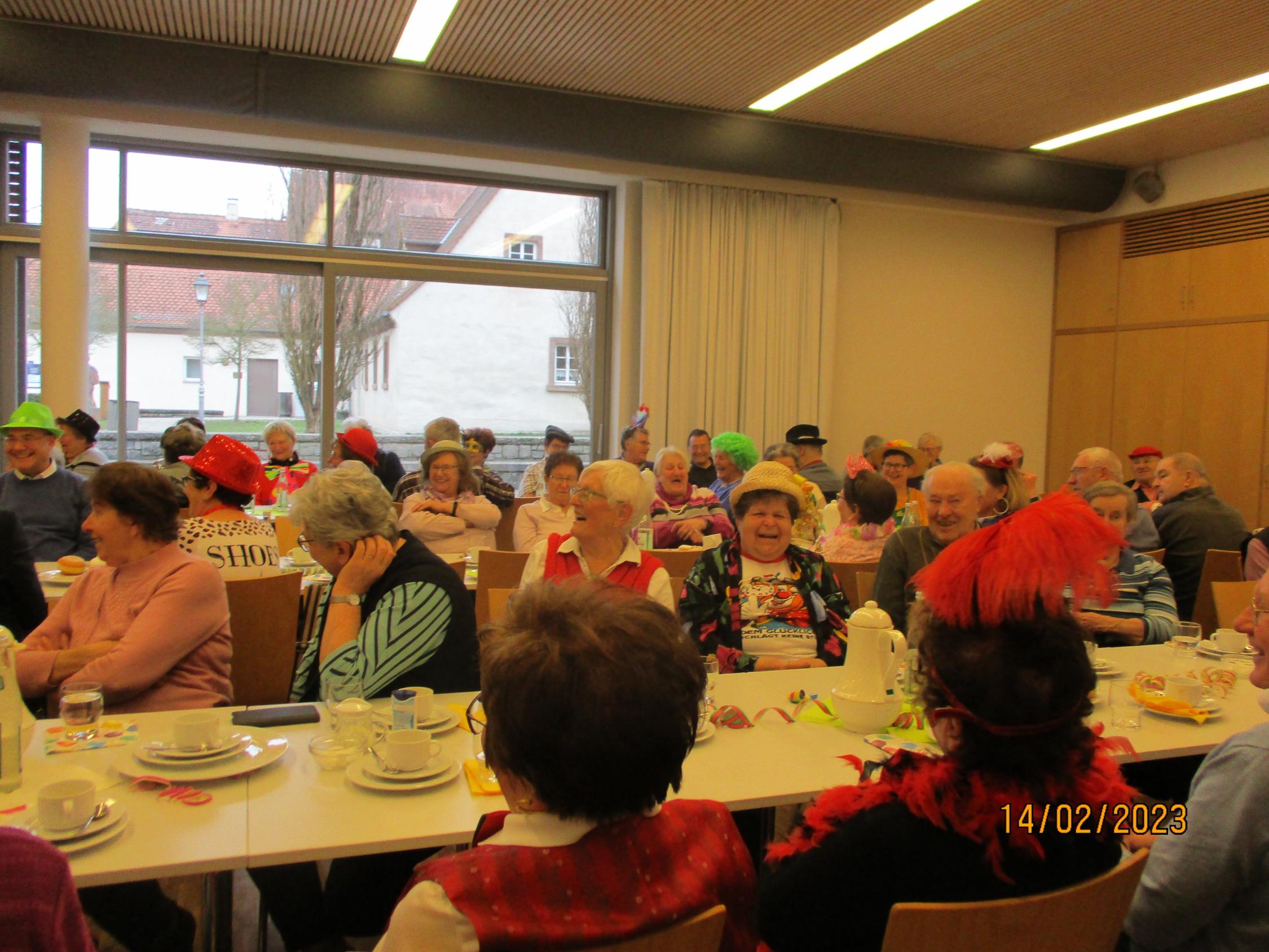 1. Fasching der Senioren nach der Corona Pause.
