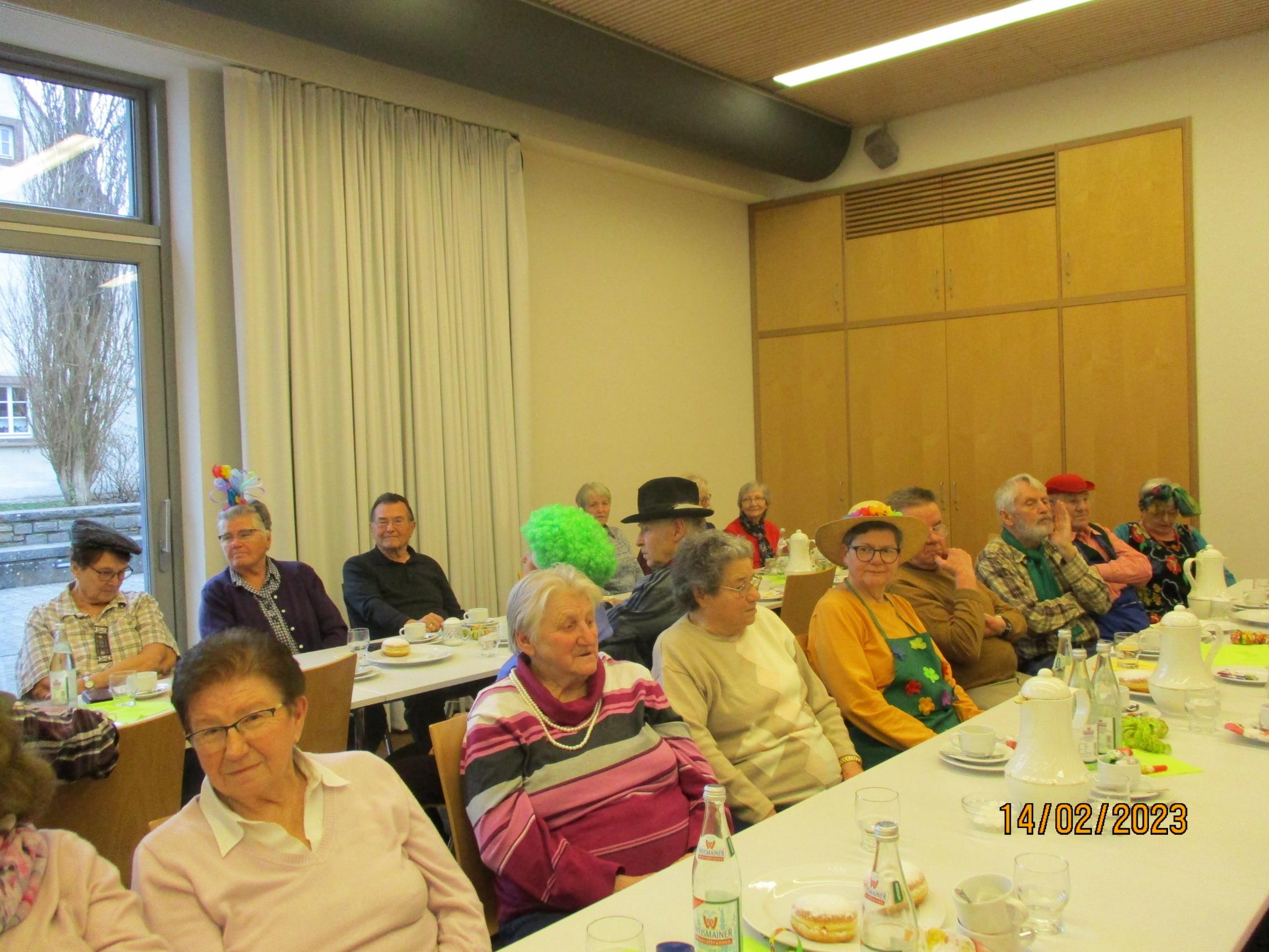 1. Fasching der Senioren nach der Corona Pause.