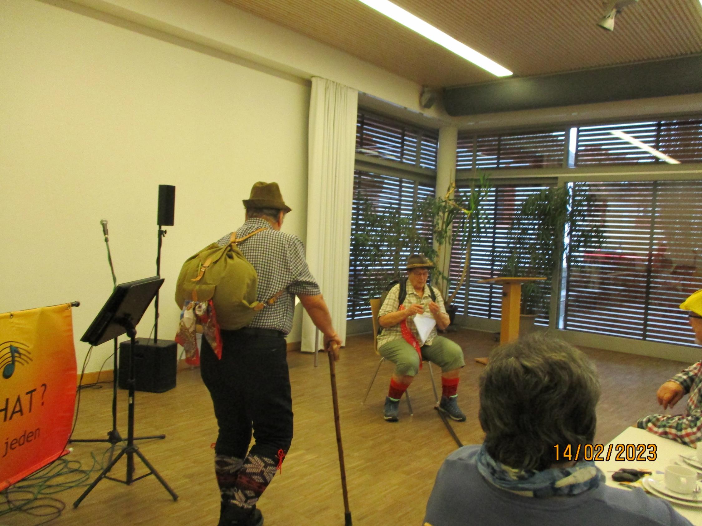 1. Fasching der Senioren nach der Corona Pause.