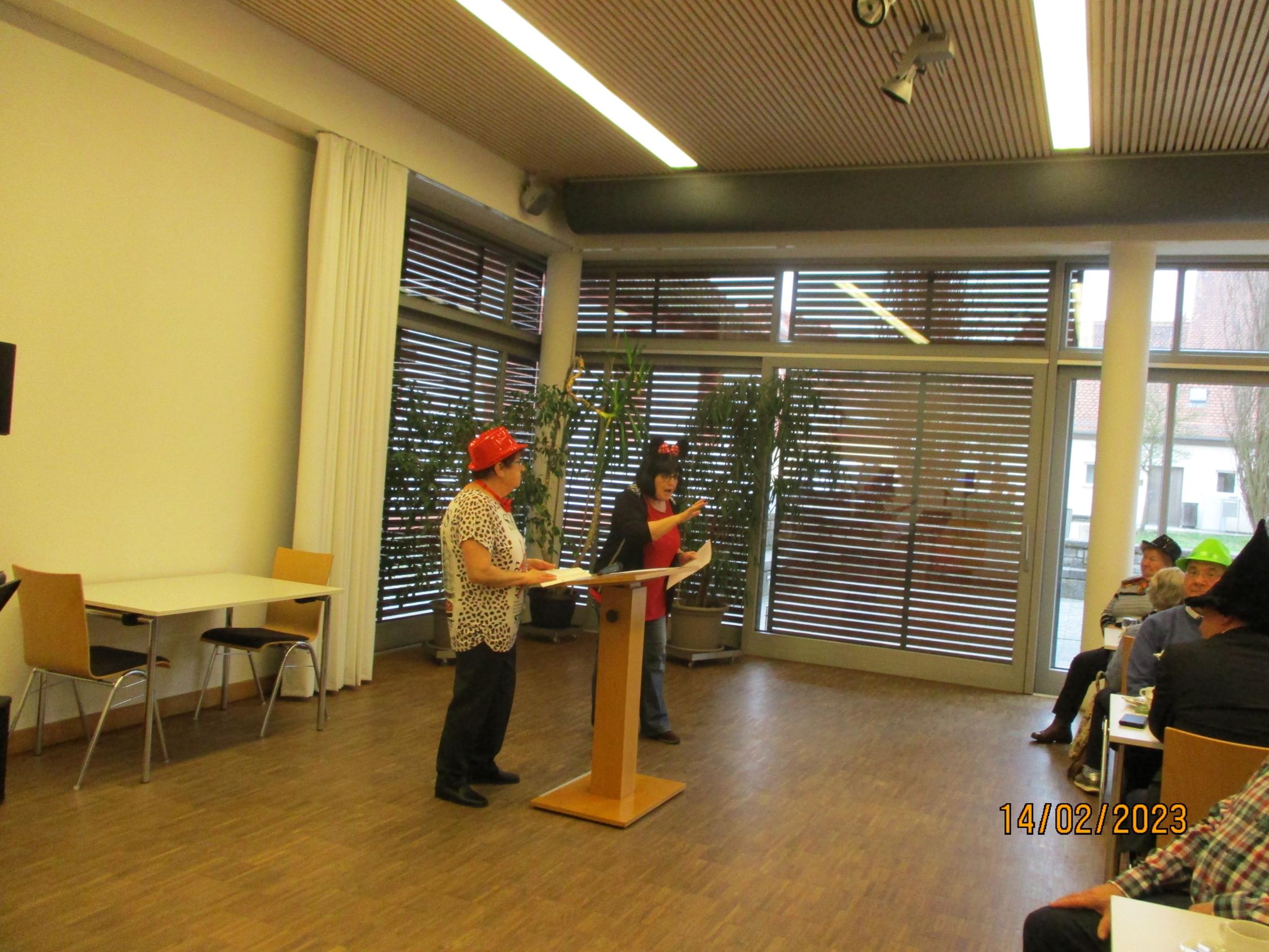 1. Fasching der Senioren nach der Corona Pause.