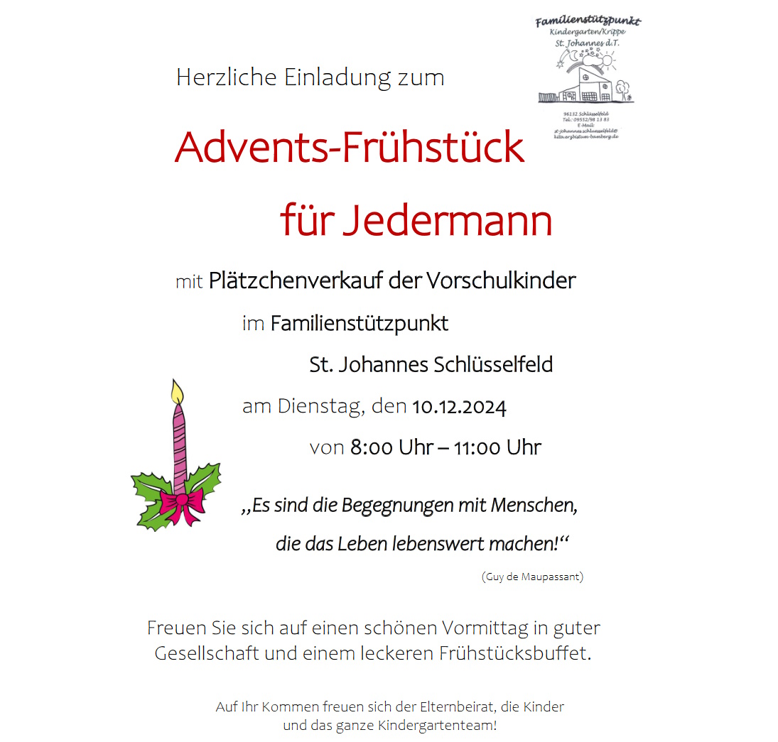 Adventsfrühstück