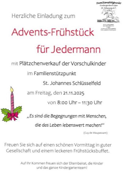 Adventsfrühstück