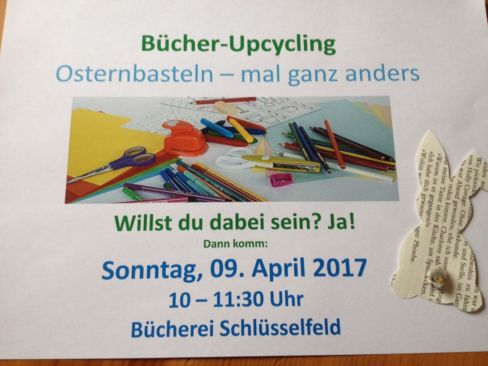 Bücherei Osterbasteln 2017
