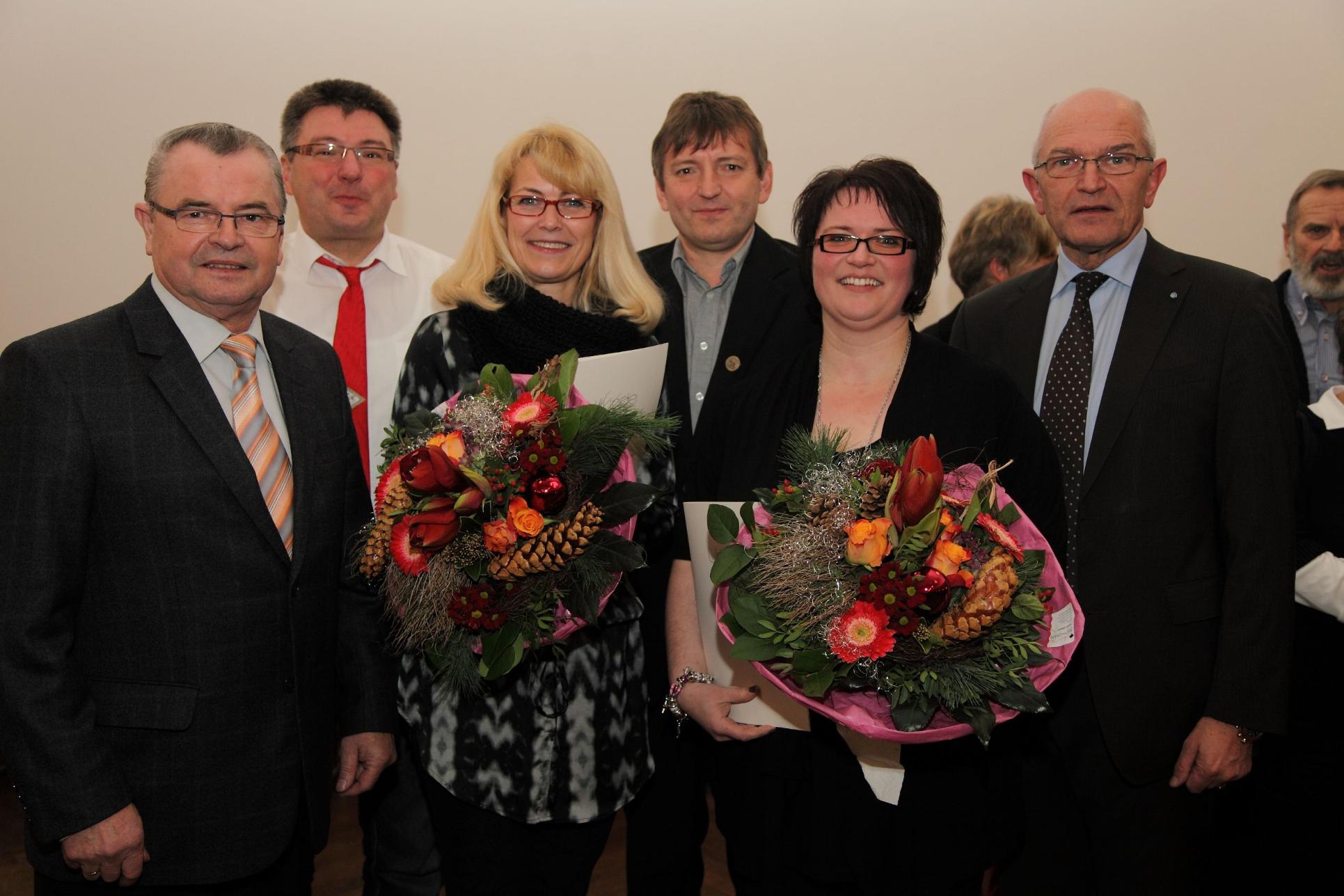 Ehrung von Sabine Mayd