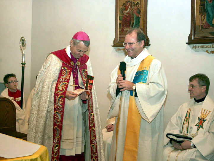 Erzbischof Schick in der Marienkapelle Schlüsselfeld