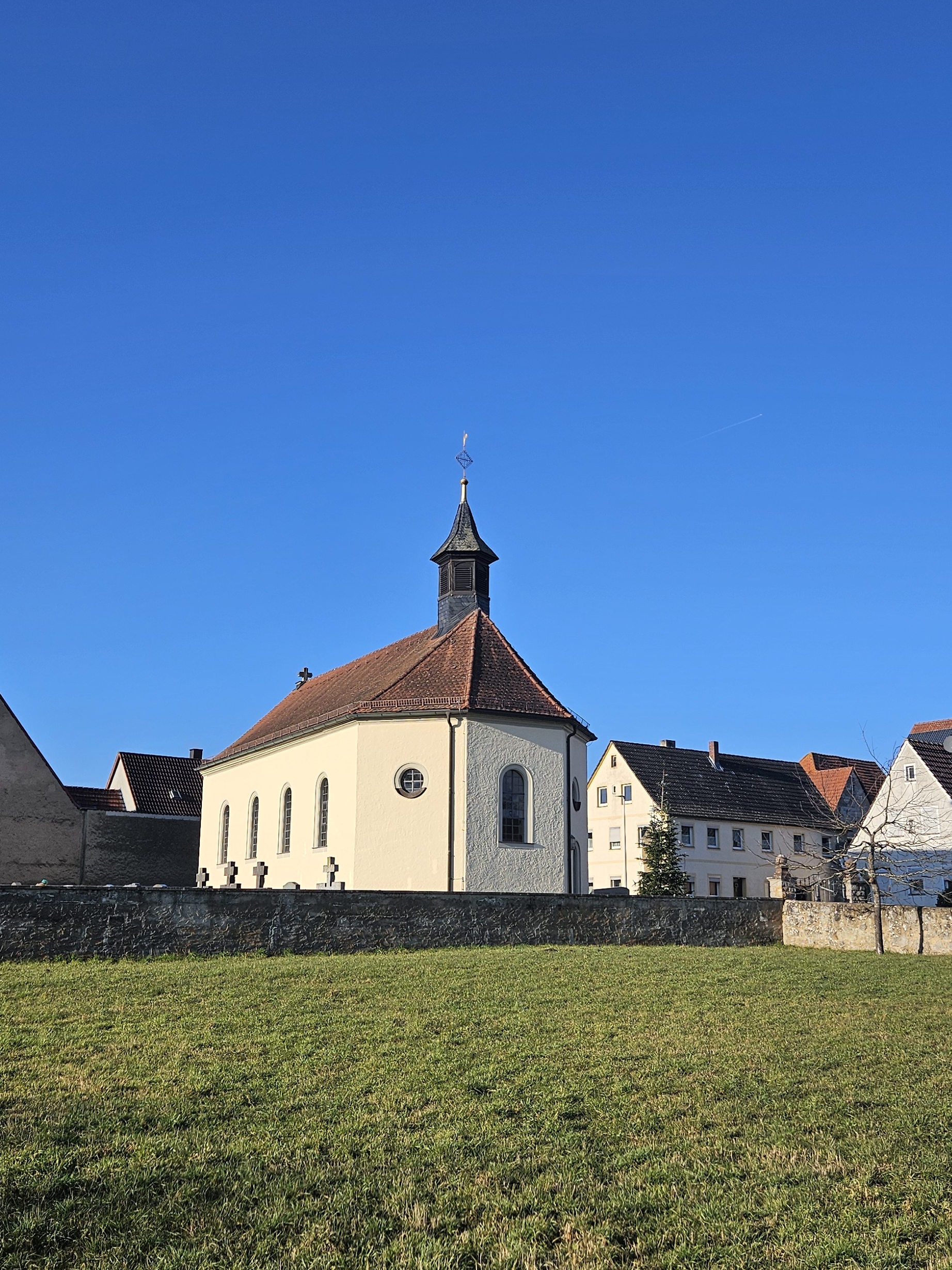 Filialkirche St. Sebastian in Rambach im Januar 2026 Kirche Rambach 2026