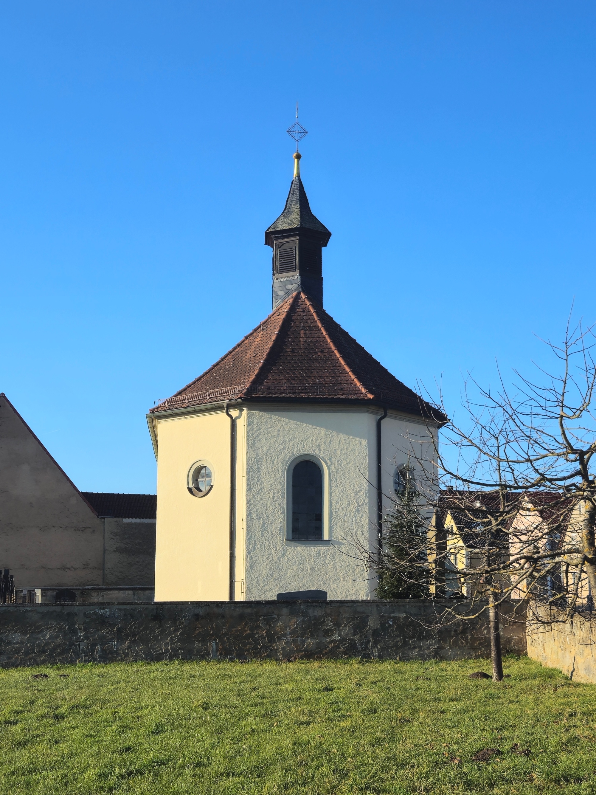 Filialkirche St. Sebastian in Rambach im Januar 2026 Kirche Rambach 2026