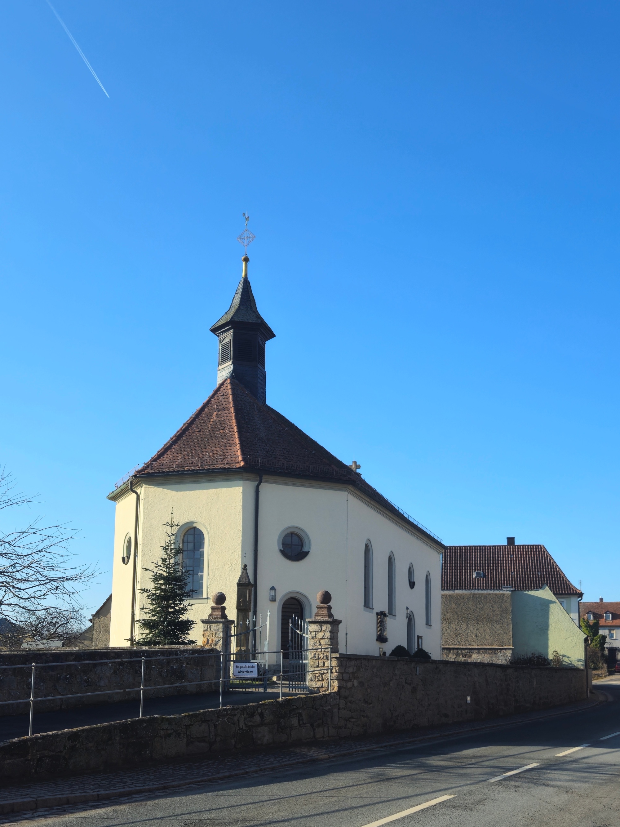 Filialkirche St. Sebastian in Rambach im Januar 2026 Kirche Rambach 2026