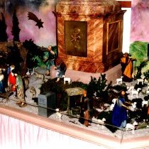 GESAMTANSICHT--KRIPPE--PFARRKIRCHE--SCHLueSSELFELD