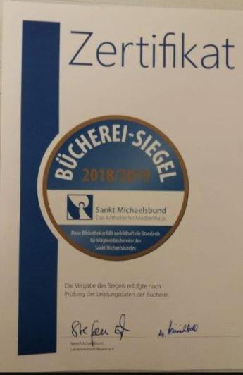 Gold für Bücherei