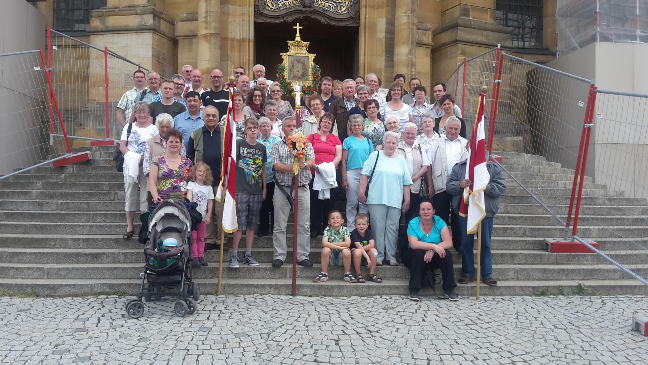 Wallfahrt der Eckersbacher nach Vierzehnheiligen