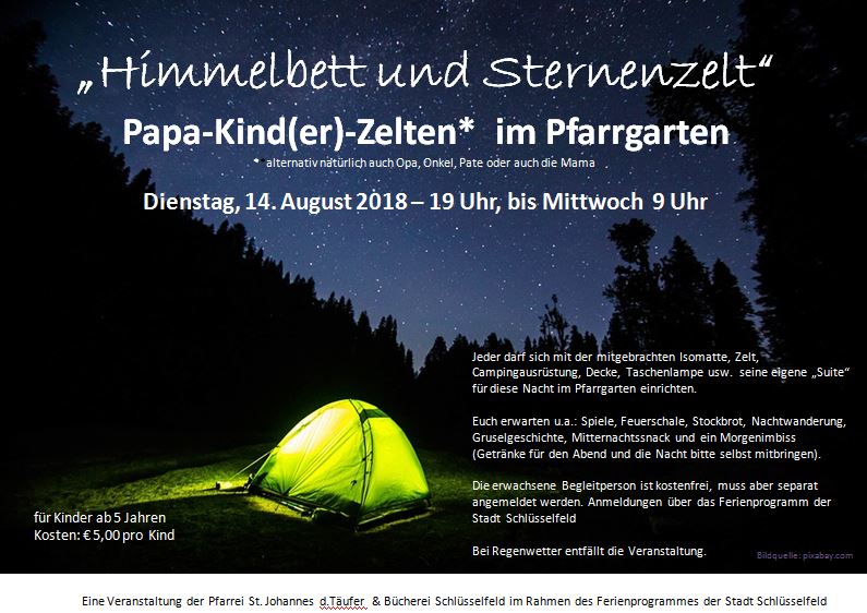 Himmelbett und Sternenzelt