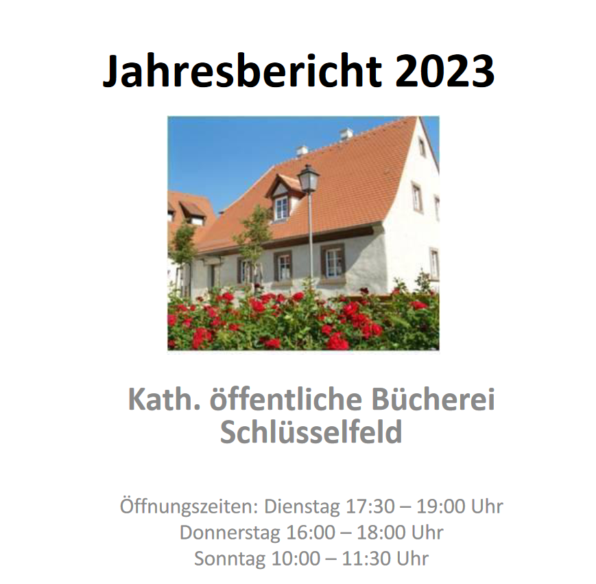 Jahresbericht Bücherei 2023