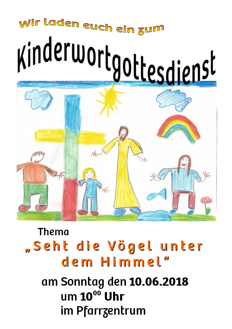Kinderwortgottesdienst Juni 2018
