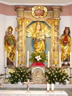 ALTARBILD--ECKERSBACH--KIRCHE
