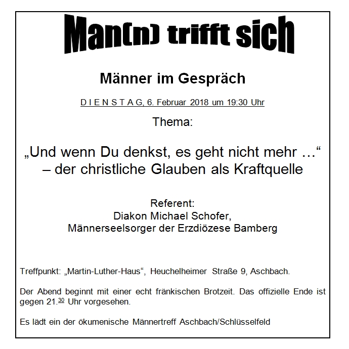 Männertreff
