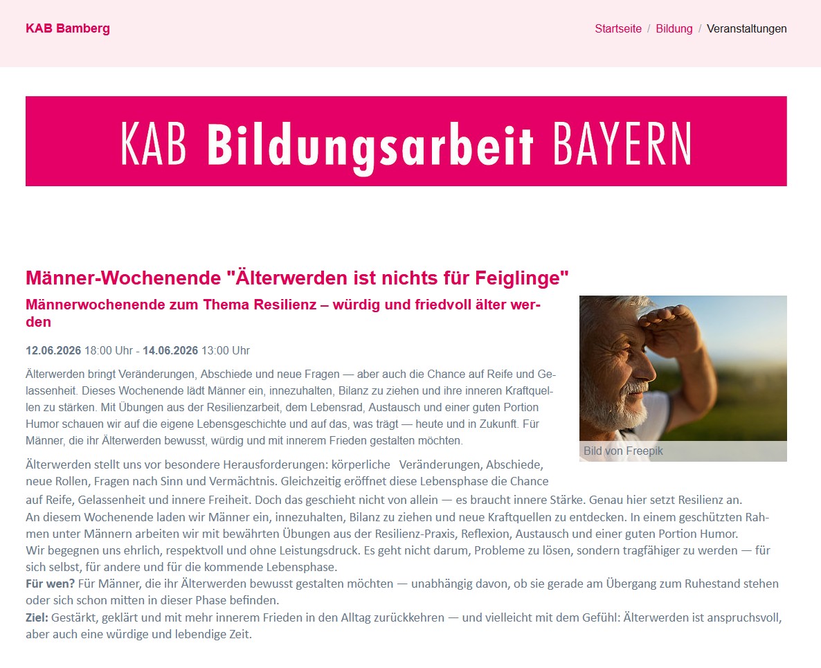 Männerwochenende