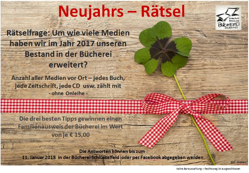 Neujahrsrätsel