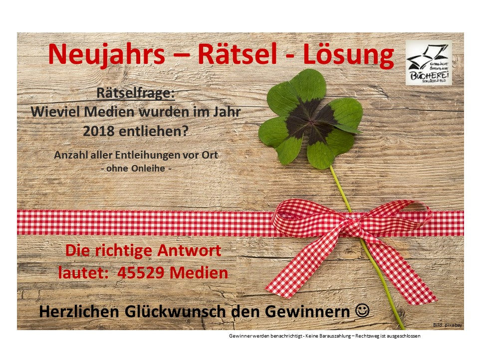 Neujahrsrätsel