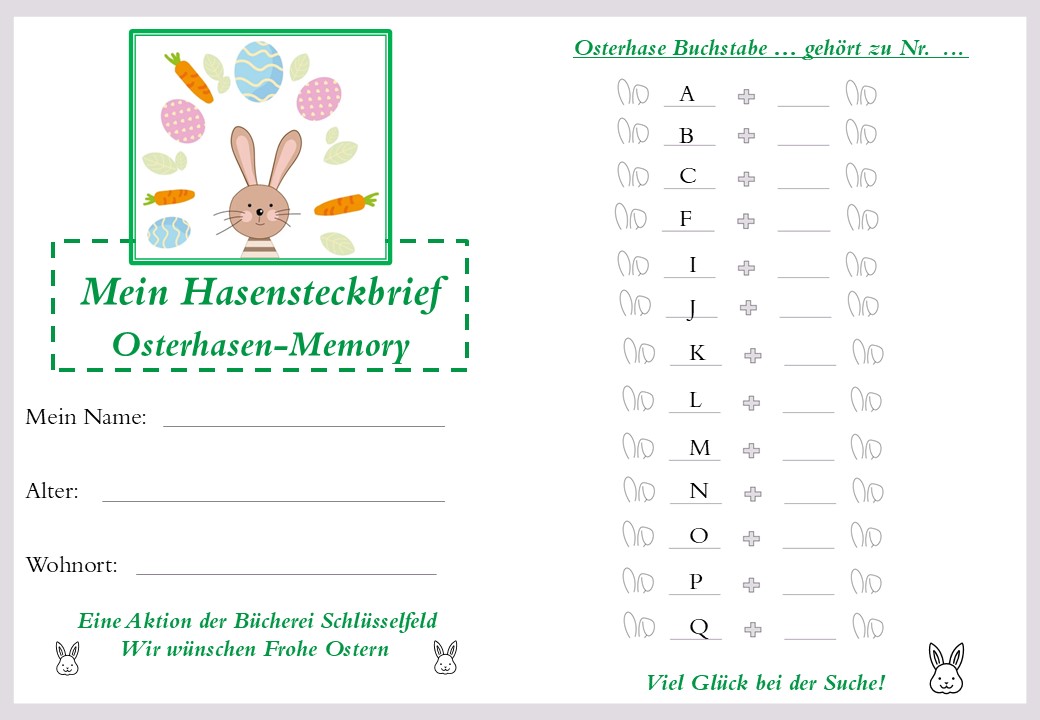 Oserhasen Memory