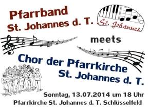 Pfarrband meets Chor 13072014