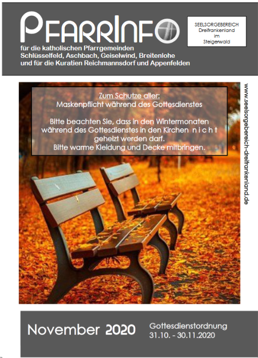Pfarrinfo November