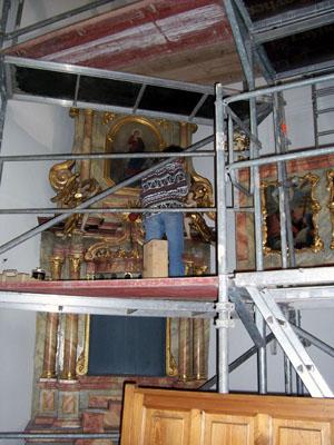 Renovierung Kirche Thüngfeld