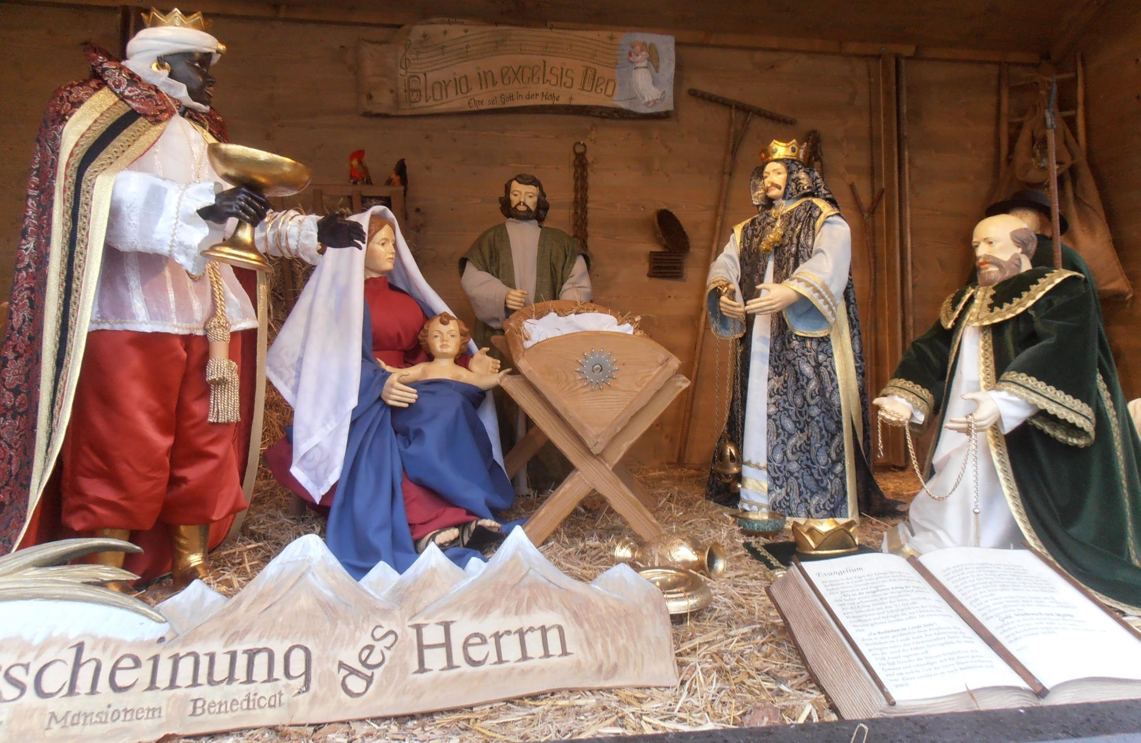 Schlüsselfelder Krippe am Marktplatz  2015 2016