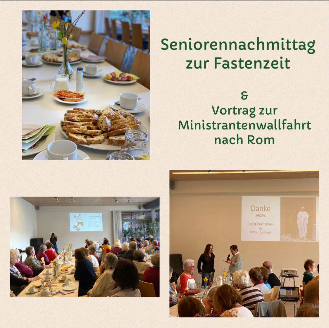 Seniorennachmmitag Fastenzeit