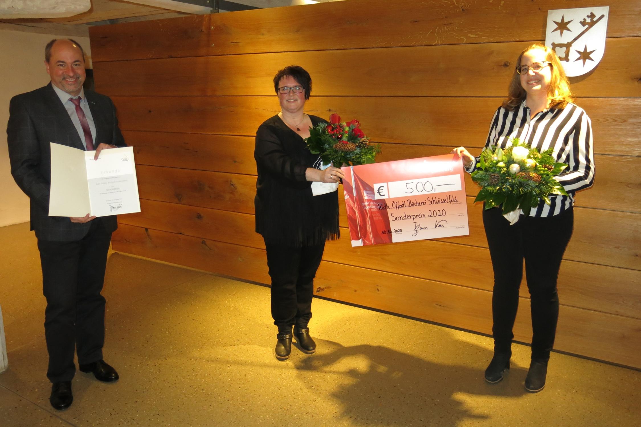 Sonderpreis für die Bücherei Schlüsselfeld