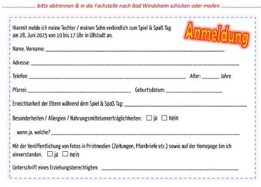 Spiel und Spass Tag
