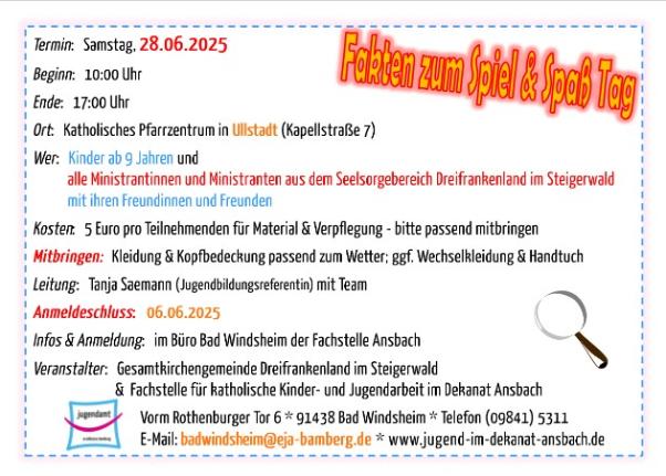Spiel und Spass Tag