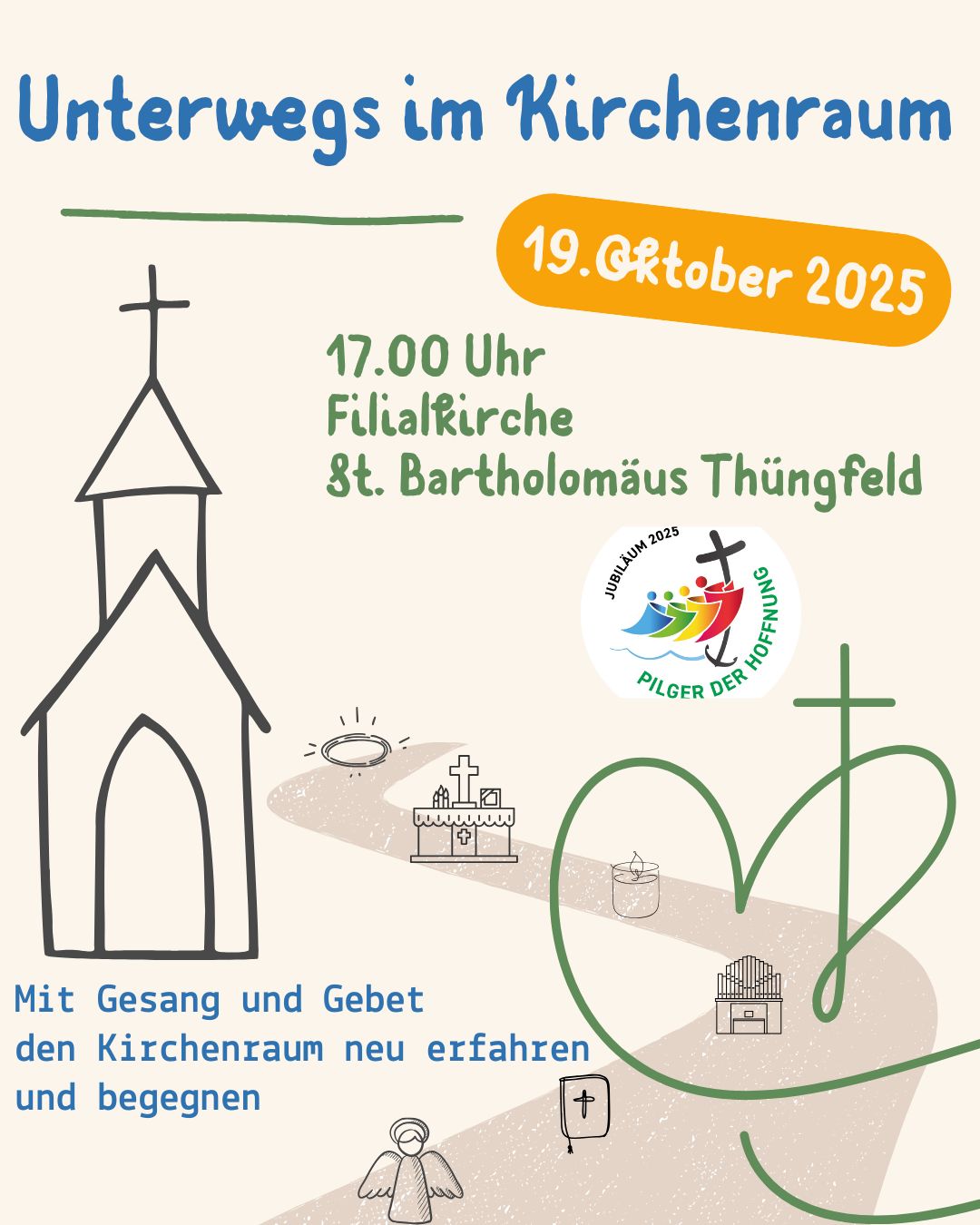 Unterwegs im Kirchenraum