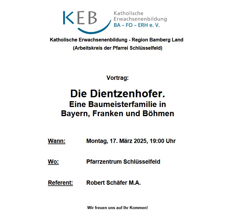 Vortrag Dientzenhofer