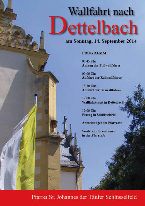 Wallfahrt nach Dettelbach