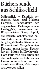 bücherspende ungarn